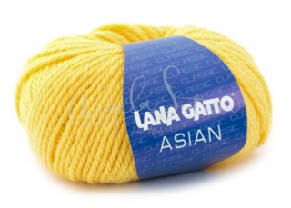 Příze Lana Gatto Asian žlutá (Příze Lana Gatto Asian žlutá)