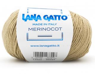 Příze Lana Gatto Merinocot písková (Příze Lana Gatto Merinocot písková)