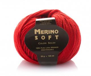 Příze Merino Soft červená (Příze Merino Soft červená)