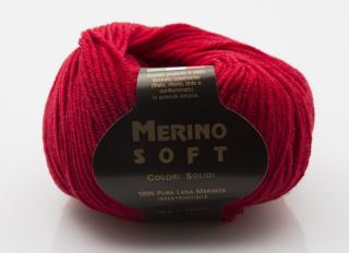 Příze Merino Soft tmavá červená (Příze Merino Soft tmavá červená)