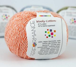 Příze Performance Wooly Cotton oranžová (Příze Performance Wooly Cotton oranžová)