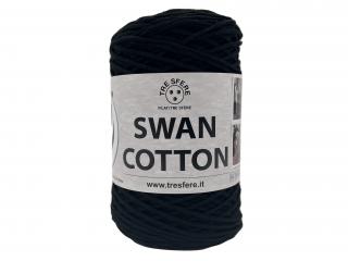 Příze šňůrková Swan Cotton černá (Příze šňůrková Swan Cotton černá)