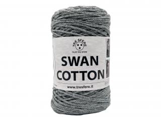 Příze šňůrková Swan Cotton šedá (Příze šňůrková Swan Cotton šedá)