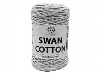 Příze šňůrková Swan Cotton světlá šedá (Příze šňůrková Swan Cotton světlá šedá)