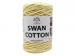 Příze šňůrková Swan Cotton světlá žlutá (Příze šňůrková Swan Cotton světlá žlutá)