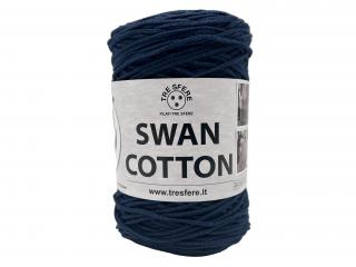 Příze šňůrková Swan Cotton tmavá modrá (Příze šňůrková Swan Cotton tmavá modrá)