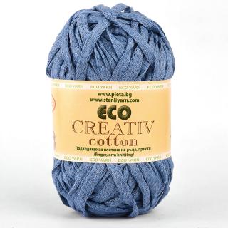 Příze Stenli Eco Creativ Cotton džínově modrá (Příze Stenli Eco Creativ Cotton džínově modrá)