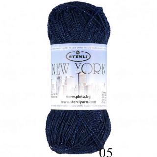 Příze Stenli New York tmavě modrá (Příze Stenli New York tmavě modrá)