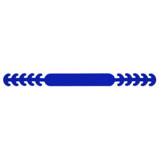 Silikonový proužek na roušku modrý (Silikonový proužek na roušku modrý)