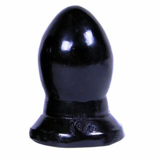 Anální plug medium Bed knob butt plug černý (anální kvalitní plug)