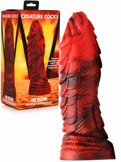 Dildo Fire Dragon  (realistické praktické xl dildo)