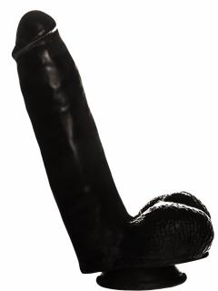 Dildo Penis Push 20 cm (realistické praktické dildo)