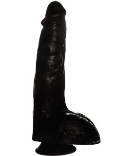 Dildo Penis Push 23,5 cm s přísavkou (realistické praktické dildo)