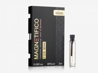 Feromony pro muže MAGNETIFICO Pheromone Selection 2ml (Parfém pro zvýšení přitažlivosti z řady MAGNETIFICO power of pheromones. Feromony pro muže. Kompozice plná kontrastů je jako stvořená pro moderního muže. Počáteční ovocné akordy jsou obalené svěží mát