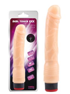 Vibrační realistické a tvarovatelné dildo  20 cm (realistické vibrační dildo)