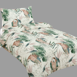 Bavlněné povlečení Papouch (rozměr 70x90, 140x200 cm)
