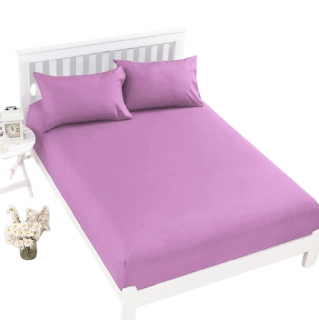 Jersey prostěradlo Top - Fialová (fuchsie) 90x200 cm ( rozměr 90x200 cm)