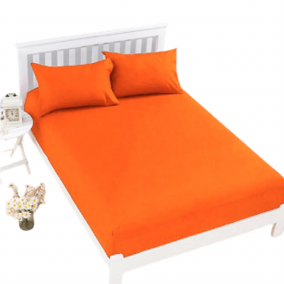 Jersey prostěradlo Top - Oranžová (pomeranč) 90x200 cm ( rozměr 90x200 cm)