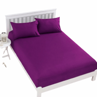 Jersey prostěradlo Top - Tmavě fialová 90x200 cm ( rozměr 90x200 cm)