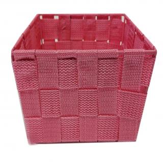 Košík růžový 23x15x11