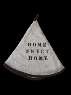 Kulatý ručník - Home sweet home