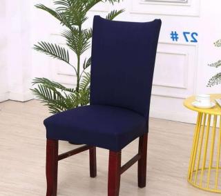 Potah na židli - Tmavě modrý
