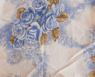 Povlak na polštářek Modrá růže 40x50 cm