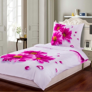 Povlečení 3D Gerbera (140x200,70x90 cm)