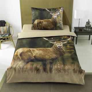 Povlečení 3D Jelen (140x200,70x90 cm)