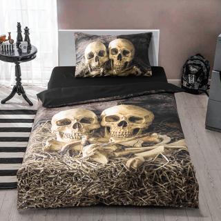 Povlečení 3D Kostnice (140x200,70x90 cm)