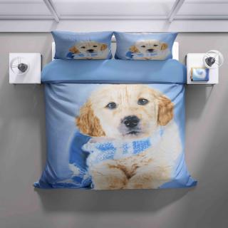 Povlečení 3D Labrador (140x200,70x90 cm)
