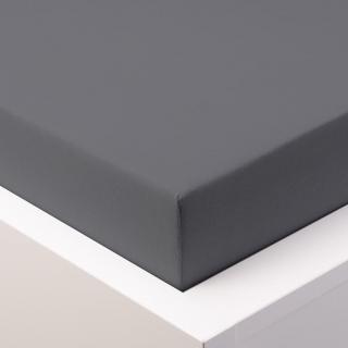 Prostěradlo jersey do postýlky - 70x140 tmavě šedá
