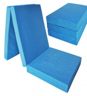 Skládací matrace modrá