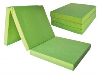 Skládací matrace Zelená