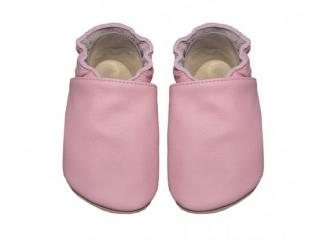 BaBice kožené barefoot capáčky BA-057 Pink