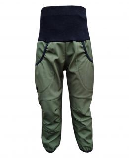 Musha - softshellové kalhoty s fleecem khaki