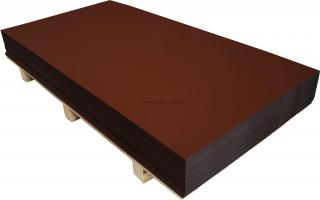 Plech tabule Lindab Classic 0,5 mm 1,23 x 2 m tmavě červená RAL 3009