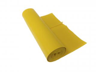 LDPE pytle 70x110cm/40my/1 ks - žlutý