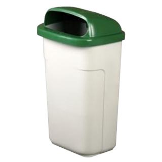 Odpadkový koš CLASSIC 50 l zelené víko (Venkovní odpadkový koš)