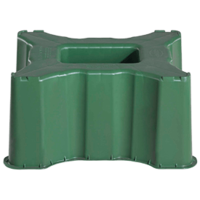 Plastová nádrž RHIN na dešťovou vodu sud podstavec zelený 520 L (Nádrž na dešťovou vodu podstavec)