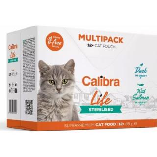 Calibra Cat Life kapsičky Sterilised Multipack 12x85g