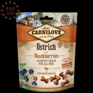 Carnilove Crunchy Ostrich with Blackberries 200g