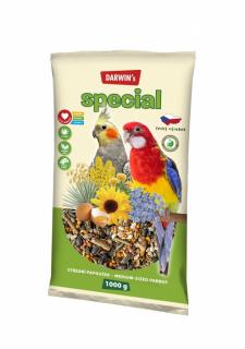 Darwin's NEW Střední papoušek special 1000 g