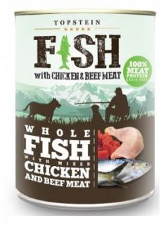 Fish with Chicken and Beef Meat 800g