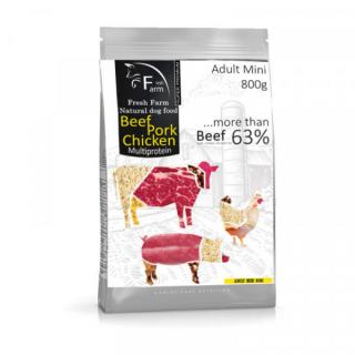 Fresh Farm Adult Mini Multiprotein - Beef, Pork & Chicken 2kg