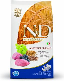 N&D Ancestral Grain Dog Adult M/L Lamb & Blueberry 12 kg