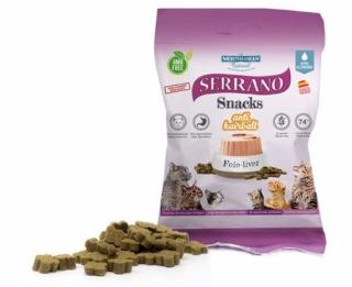 Serrano Snack for Cat AntiHairball Liver 50 g