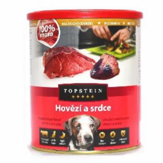 Topstein  Hovězí a srdce 800g