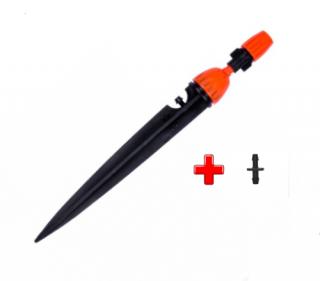 Nastavitelný postřikovač s bodcem 0-104l/h (závlaha záhonů)