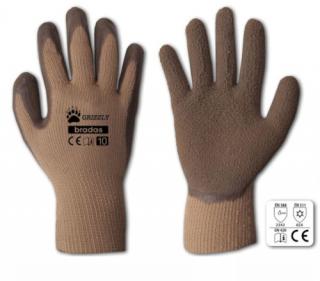 Ochranné rukavice GRIZZLY latex vel.10 (ochranné rukavice zimní)